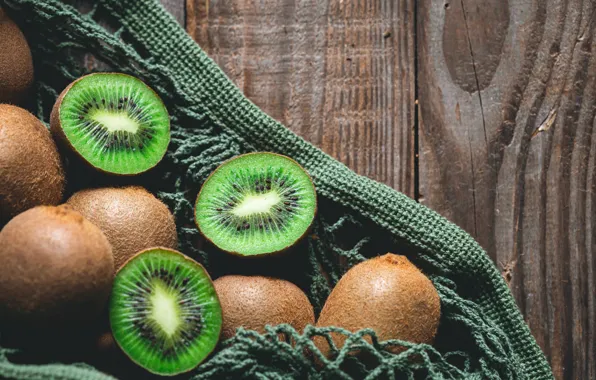 Mesh, Board, kiwi, halves
