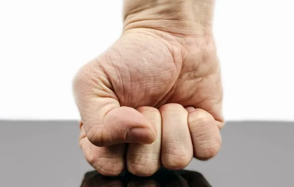 Background, hand, fist