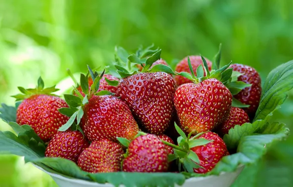 Picture background, strawberry, berry