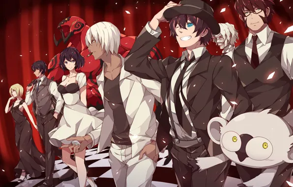 Picture The front of the bloody siege, Tink Of The Sensen, art, anime, guy