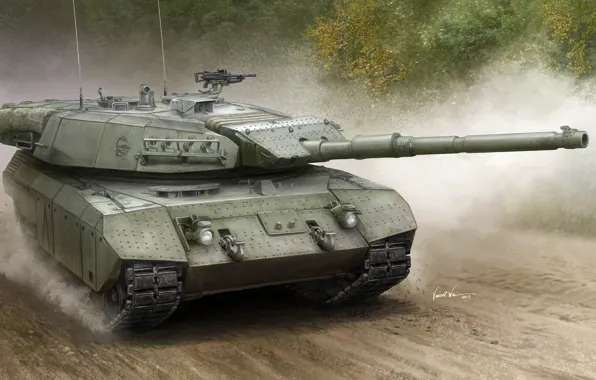 Art, Canadian tank, MEXAS, Leopard C2