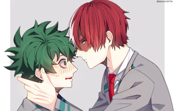 Guys, My Hero Academia, Boku No Hero Academy, Todoroki Shoto, My Hero Academy, Isuku Midori
