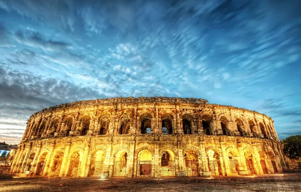 Ruins, France, Colosseum