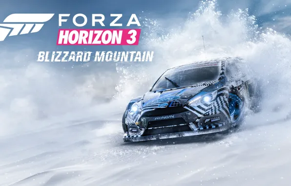Snow, car, Forza Horizon 3, Blizzard mountain iD