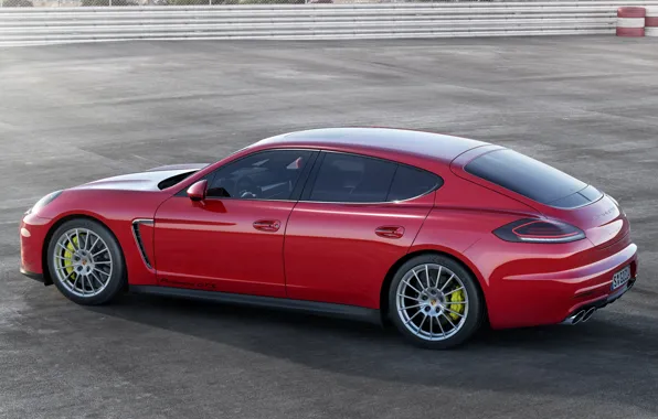 Porsche, Panamera, red, car, beautiful, GTS