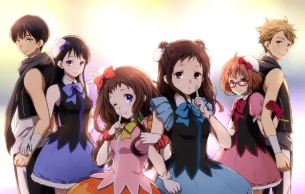 Picture Anime, kyoukai no kanata, Hiromi, NASA, Mirai Kuriyama, Akihito Kambara, Mitsuki, Nase
