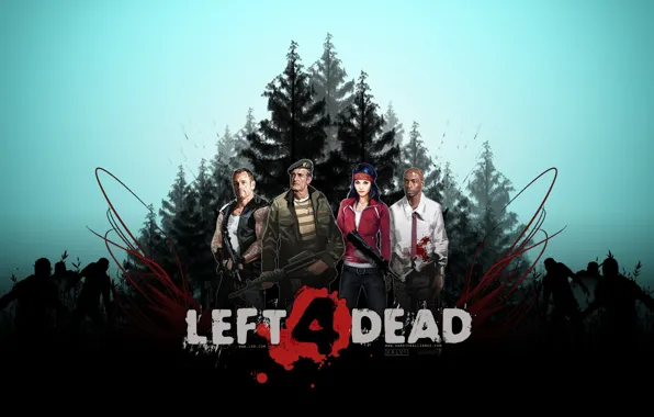 Picture gang, game, Left 4 Dead 2