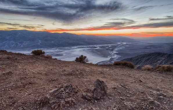 Landscape, mountains, Death Valley National Park