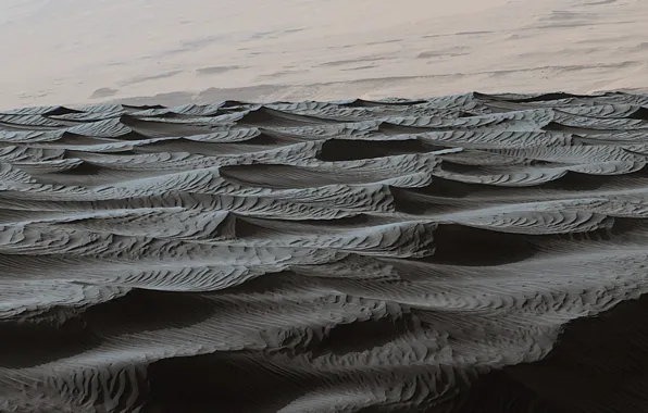 Picture dunes, Mars, sandy