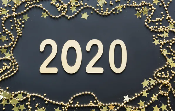 New year, decoration, Holiday, Gold, 2020, Svetlana Cherruty