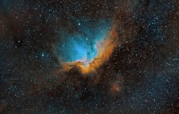 Tsefey, in the constellation, Wizard Nebula, ambient concentration of, NGC 7380