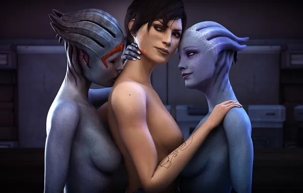 Mass effect, shepard, liara, samara, Liara T Soni