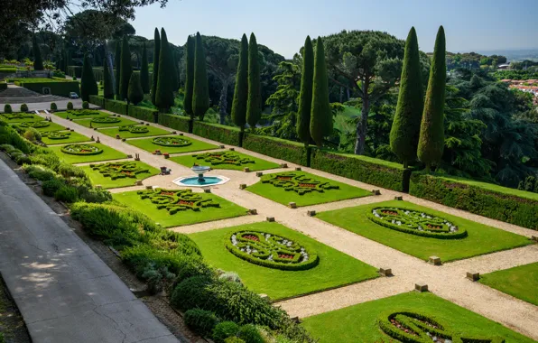 Picture Park, Italy, fountain, Villa Barberini, Castel Gandolfo