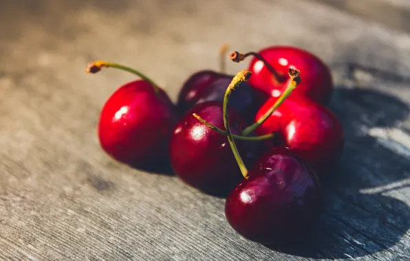 Picture macro, cherry, background