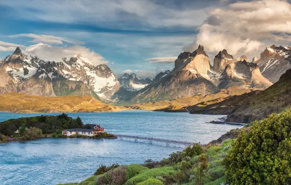 Picture Chile, national Park, Patagonia, Torres del Paine
