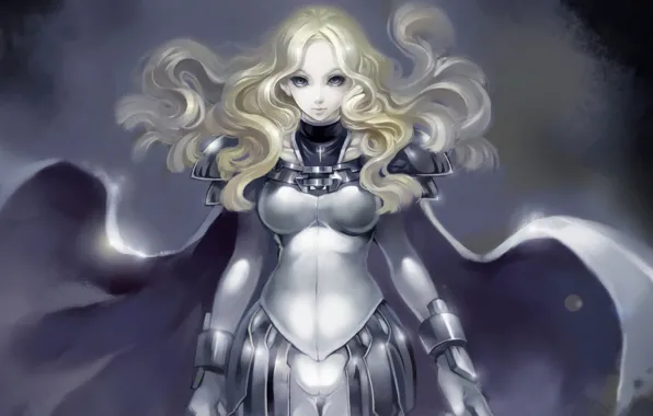 Girl, armor, blonde, Claymore, Teresa