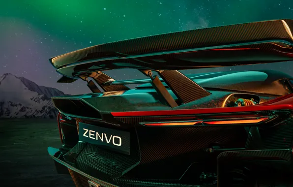 Picture Zenvo, Aurora, close-up, rear wing, Zenvo Aurora Agil