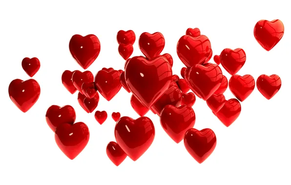 Hearts, red, hearts