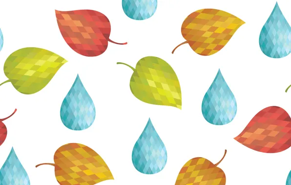 White, background, texture, Blue, Color, background, autumn, Leaves