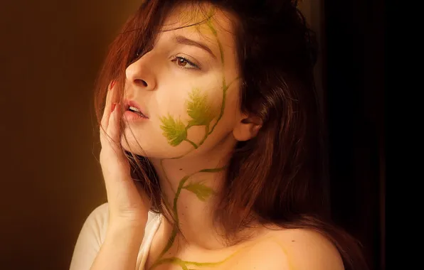 Girl, style, background