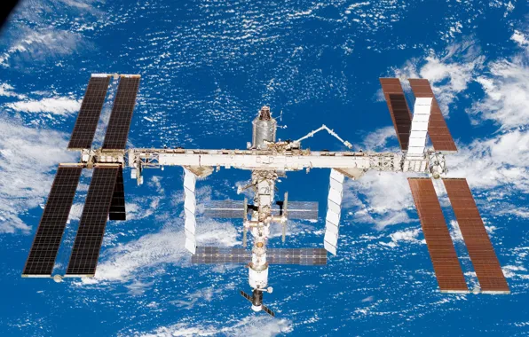 Station, in orbit, earth from space, ISS