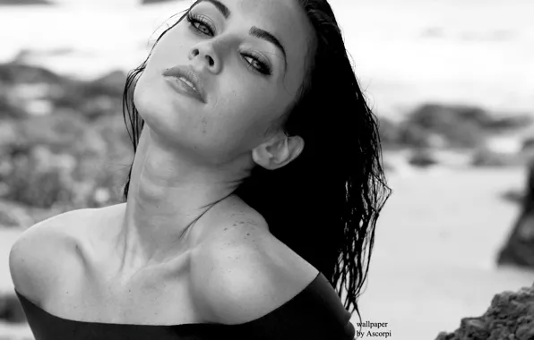 Eyes, girl, fox, megan, Megan, Fox