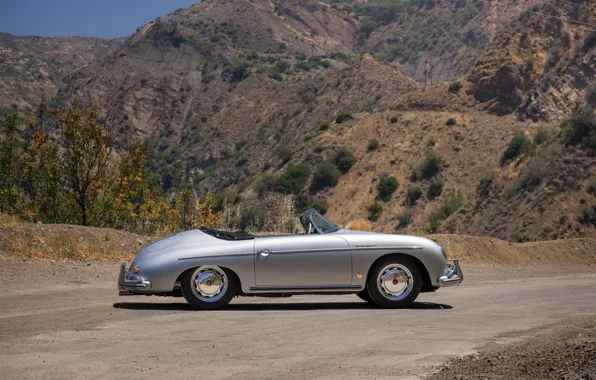 Picture Porsche, 1959, 356, side view, Porsche 356A 1600 Super Speedster