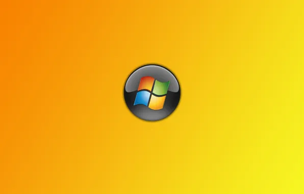 Picture windows, logo, orange