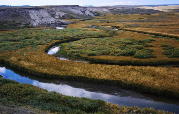 Picture river, valley, direction