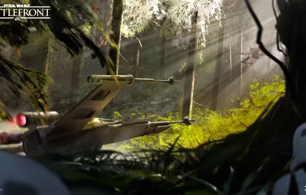 Game, Art, Art, Electronic Arts, Stormtroopers, DICE, X-Wing, The rebels