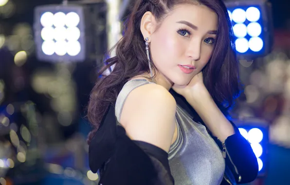 Picture look, background, hair, Asian, beauty