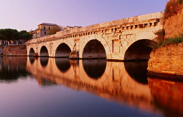 Water, Home, Reflection, Bridge