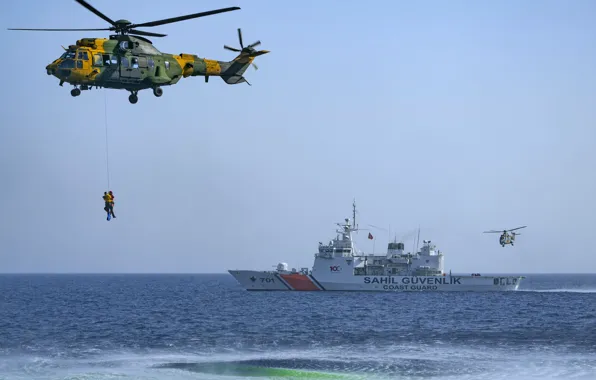 Exercises, Turkey, The Coast Guard, SG 701, DOST