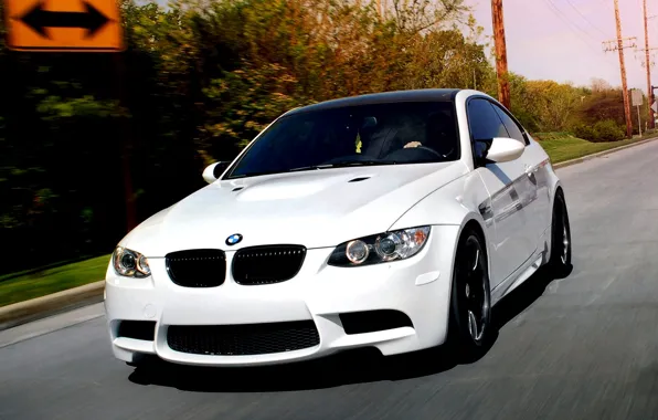 Car, movement, Wallpaper, tuning, bmw, BMW, coupe, speed