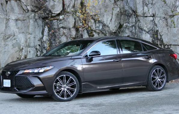 Car, machine, Toyota, sedan, drives, side, wheel, Toyota Avalon
