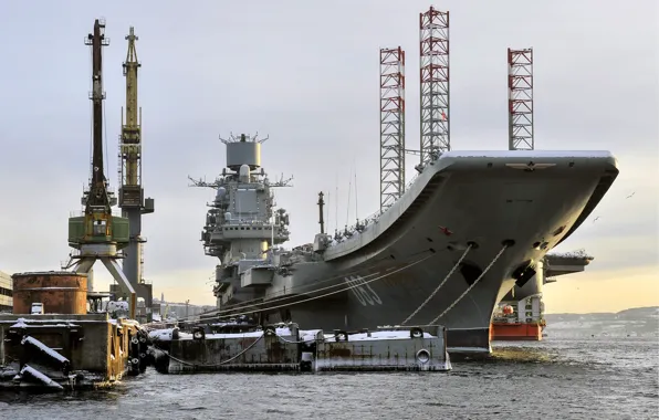 Picture cruiser, aircraft carrier, Admiral Kuznetsov