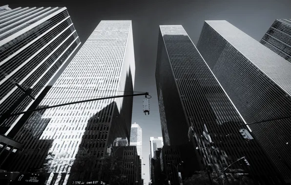 The city, skyscrapers, new York, NYC, new york