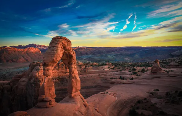 Rocks, canyon, Utah, outliers