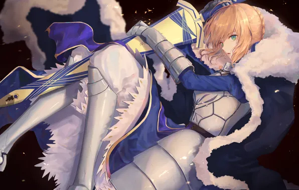 Girl, Saber, The saber, Fate / Stay Night, Artoria Pendragon, Fate stay Night