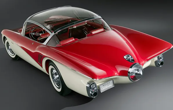 Concept, red, Car, 1956, Buick, Centurion