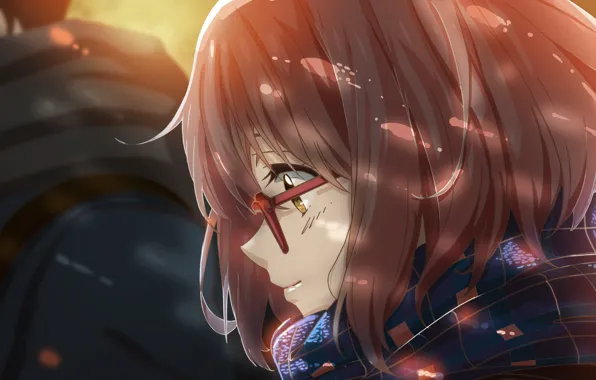 Anime Beyond The Boundary Mirai Kuriyama Facebook Cover Photo