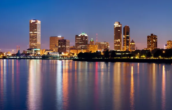 City, the city, USA, Wisconsin, Milwaukee