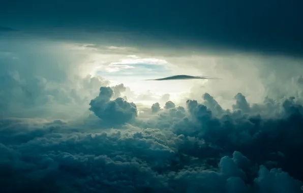 View, clouds, Vietnam, thunderstorm, Saigon, Ho Chi Minh City, 31000ft