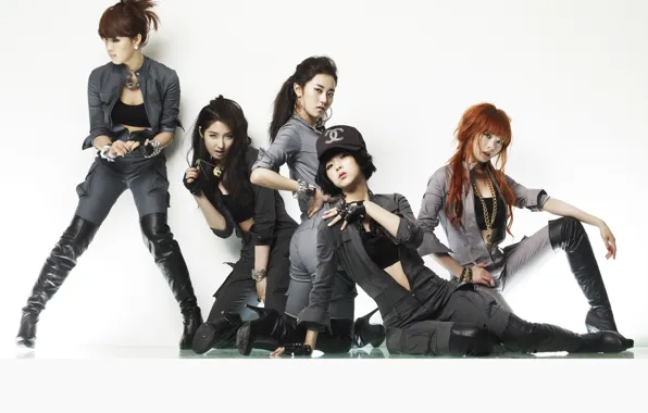 Music, girls, Asian girls, South Korea, k-pop, 4Minute, Kim Hyun, Kim Hyun