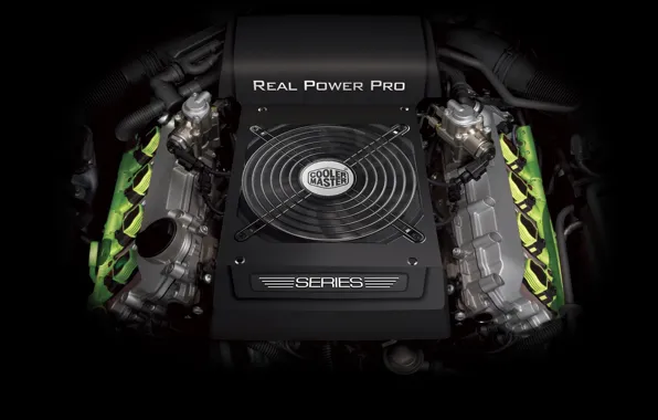 Engine, amd, cooler master, power supply, real power pro