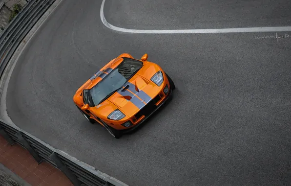 Ford, orange, Supercar