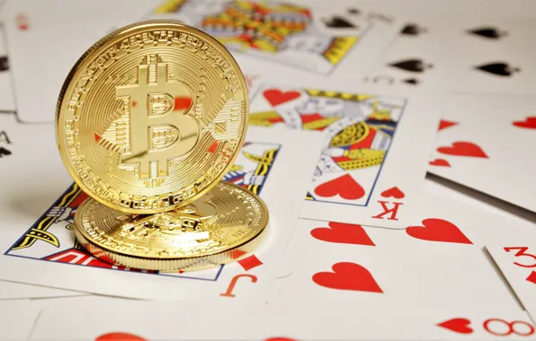 Poker, bitcoin, currency