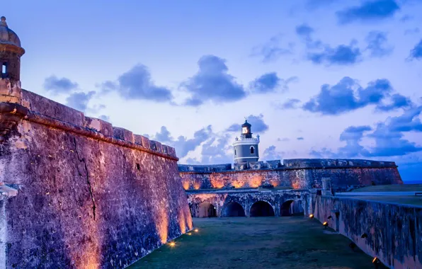 Picture castle, Puerto Rico, San Juan, Castillo San Felipe del Morro
