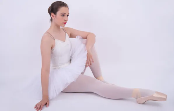 Picture girl, background, ballerina