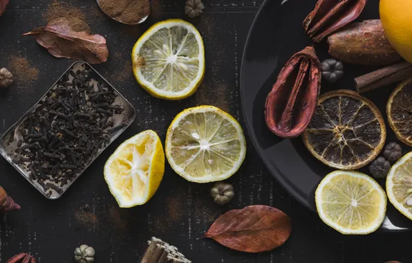 Lemon, Tea, Citrus